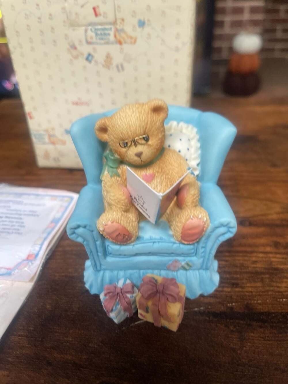 Cherished Teddies Growing Better Each Year Figurine Boxed